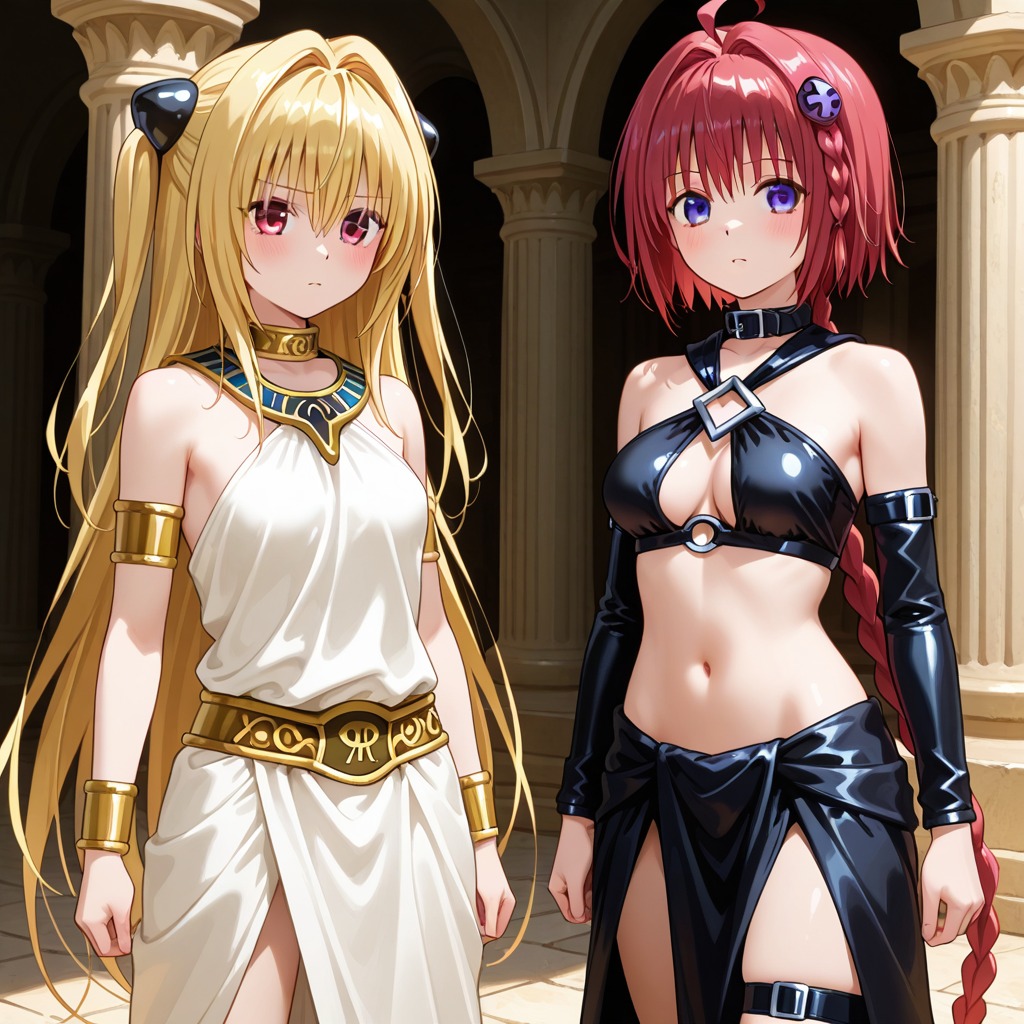 darwarrior4116's tweet photo. Kojiki No Yami and Kurosaki Mea in Greek style

#ToLOVEる
#ToLOVEるダークネス https://t.co/Y5uCiDTGg0