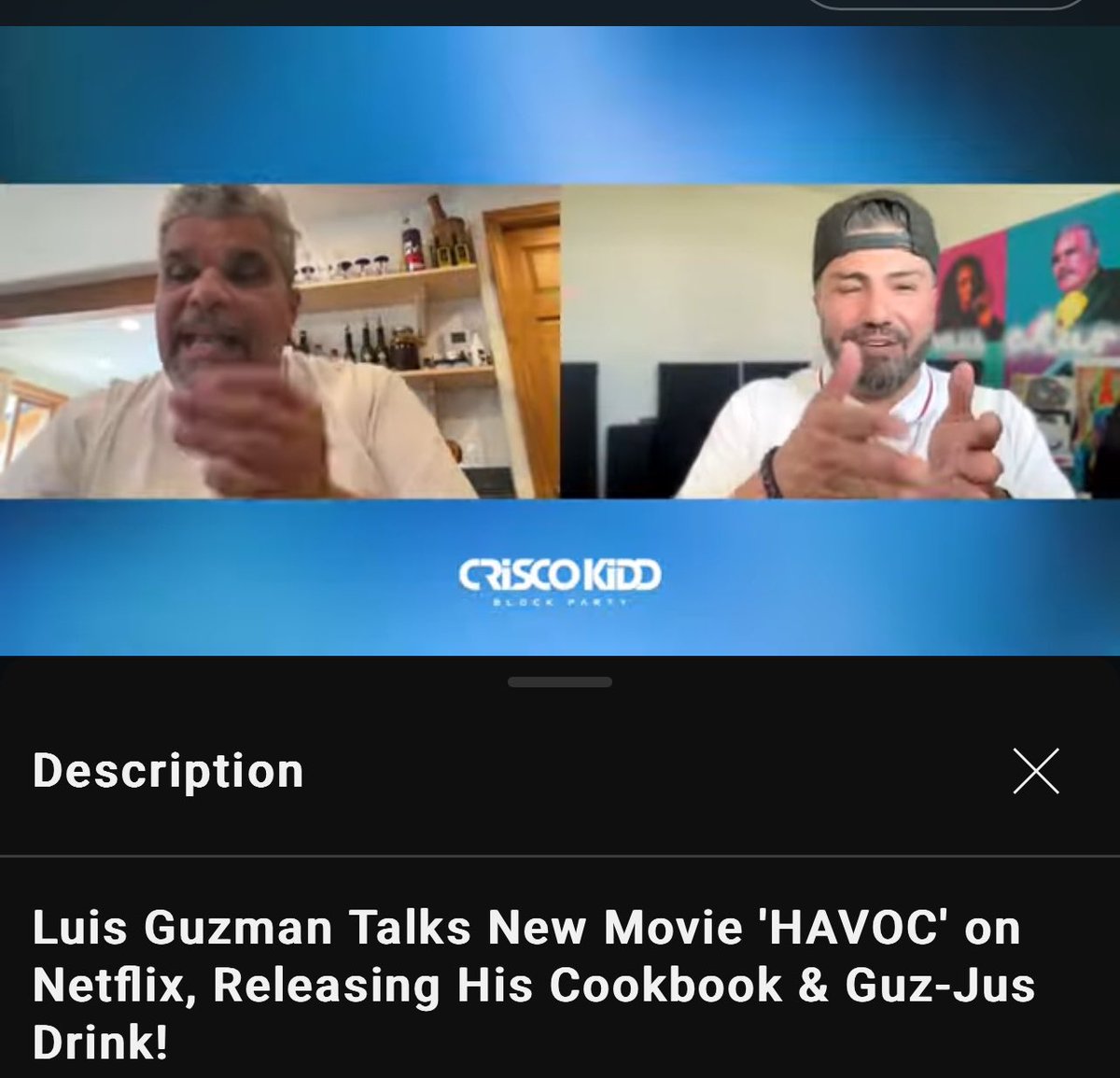 CRISCO KIDD (@criscokidd) on Twitter photo I got one of the most recognizable actors in Hollywood on the show today! Luis Guzman is talking about his new movie Havoc on <a href="/netflix/">Netflix</a> & more 👊🏽🎥🍿
Listen to the <a href="/ckbpshow/">Crisco Kidd Block Party</a> on <a href="/siriusxmpitbull/">Pitbull's Globalization</a> at 10a PST/1p EST!
#CriscoKiddBlockParty I got one of the most recognizable actors in Hollywood on the show today! Luis Guzman is talking about his new movie Havoc on <a href="/netflix/">Netflix</a> & more 👊🏽🎥🍿
Listen to the <a href="/ckbpshow/">Crisco Kidd Block Party</a> on <a href="/siriusxmpitbull/">Pitbull's Globalization</a> at 10a PST/1p EST!
#CriscoKiddBlockParty