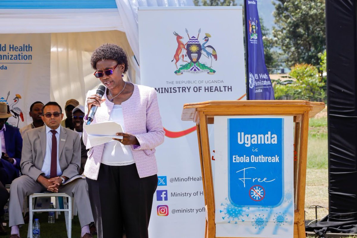 Africa CDC (@africacdc) on Twitter photo BREAKING: <a href="/AfricaCDC/">Africa CDC</a> congratulates Uganda 🇺🇬 for declaring the end of its eighth Ebola outbreak.
This milestone reflects Uganda’s strong leadership, effective coordination, and the resilience of its communities. Africa CDC is proud to have supported Uganda’s response and remains BREAKING: <a href="/AfricaCDC/">Africa CDC</a> congratulates Uganda 🇺🇬 for declaring the end of its eighth Ebola outbreak.
This milestone reflects Uganda’s strong leadership, effective coordination, and the resilience of its communities. Africa CDC is proud to have supported Uganda’s response and remains