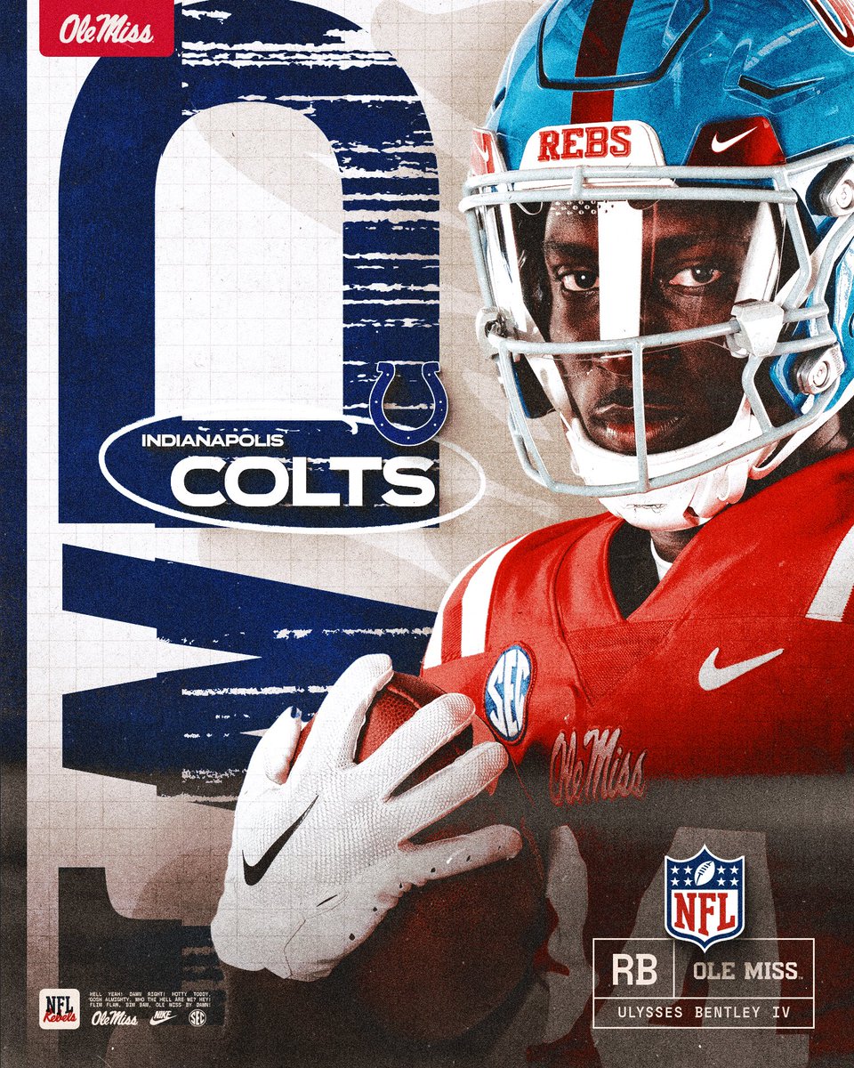 Ole Miss Football (@olemissfb) on Twitter photo The 'Sip ➡️ Indy
Doo is heading to the <a href="/Colts/">Indianapolis Colts</a>‼️
#HottyToddy x #ForTheShoe The 'Sip ➡️ Indy
Doo is heading to the <a href="/Colts/">Indianapolis Colts</a>‼️
#HottyToddy x #ForTheShoe