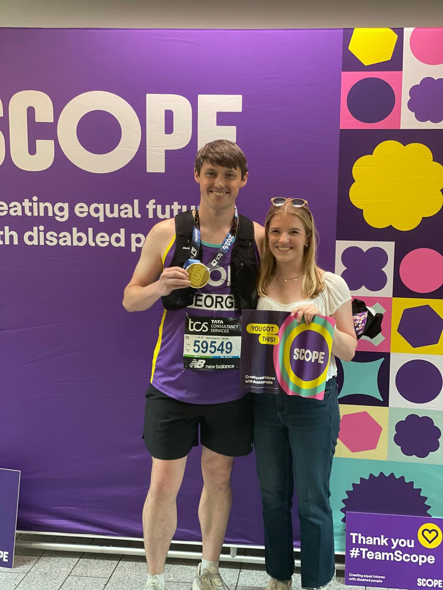 scope's tweet photo. What an amazing day at the London Marathon! π A huge thank you to our incredible #TeamScope runners.
Β
You went the distance and made every step count. We're so proud of you! π
#LondonMarathon https://t.co/nQ2AXqDgqi