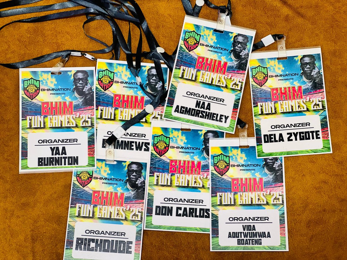 richdudegh_'s tweet photo. For the first time, BhimNation hosted the Bhim Fun Games, and it was a massive success! Big shoutout to all the organizers for making it happen.
Big Shouts to our President @stonebwoy for backing us. #BhimFunGames #BhimNation https://t.co/nqMn066POX