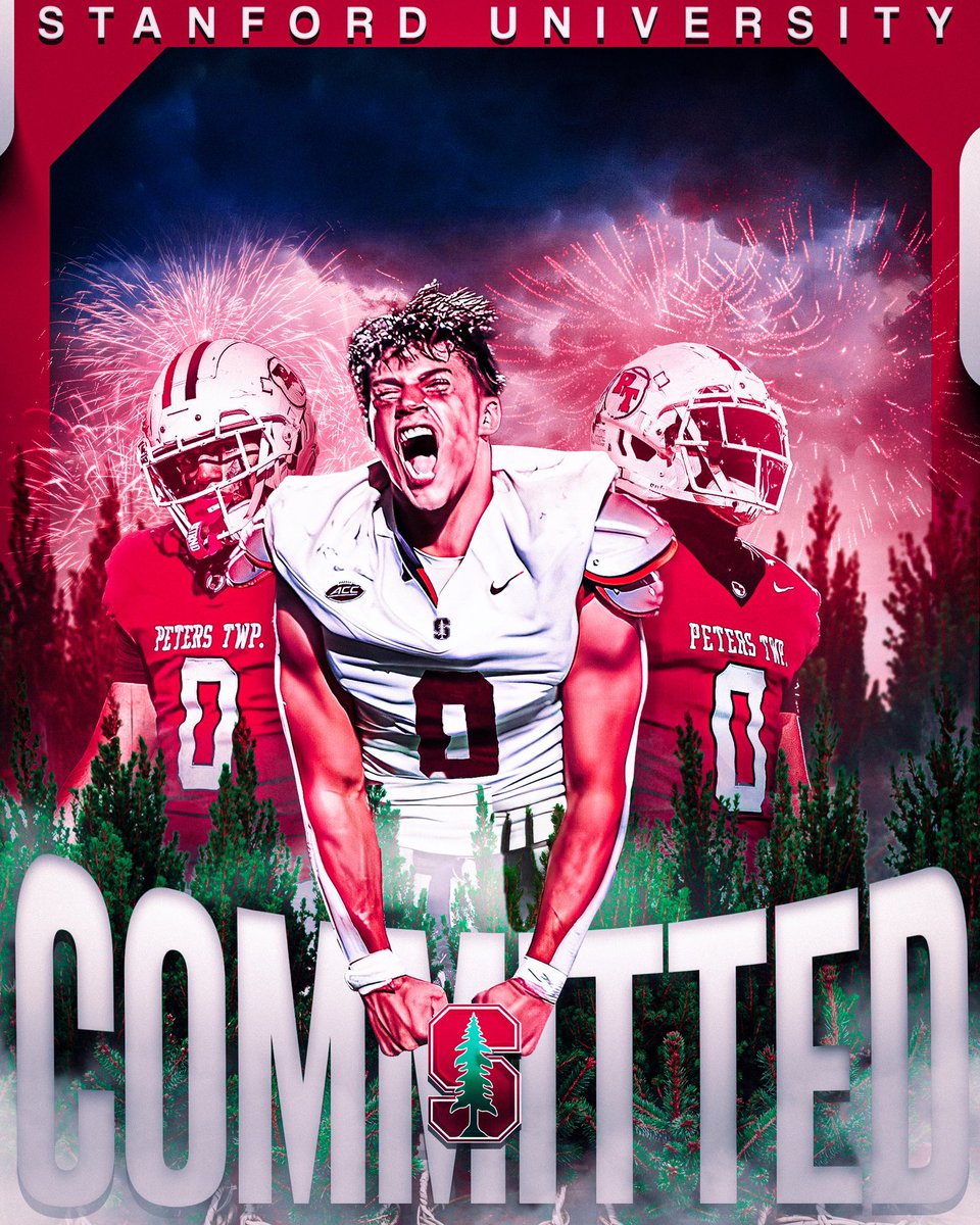 Lucas Shanafelt 3🌟 ATH (@shanafeltlucas) on Twitter photo I am beyond blessed to announce my commitment to Stanford University!! Thank you to everyone who has helped me along the way!!🌲🌲#FearTheTree #GoCards #ThankGod
<a href="/StanfordFball/">Stanford Football</a> <a href="/StanfordFBrec/">Stanford Elite</a>
<a href="/CoachAprilOLB/">Bobby April III</a> <a href="/CoachPehrson/">Coach Preston Pehrson</a>
<a href="/Albert_GarciaFB/">Albert Garcia</a> <a href="/CoachByham/">Nate Byham</a>
<a href="/Coach_Plack/">TJ Plack</a> <a href="/PetersTwpFB/">Peters Twp Football</a> I am beyond blessed to announce my commitment to Stanford University!! Thank you to everyone who has helped me along the way!!🌲🌲#FearTheTree #GoCards #ThankGod
<a href="/StanfordFball/">Stanford Football</a> <a href="/StanfordFBrec/">Stanford Elite</a>
<a href="/CoachAprilOLB/">Bobby April III</a> <a href="/CoachPehrson/">Coach Preston Pehrson</a>
<a href="/Albert_GarciaFB/">Albert Garcia</a> <a href="/CoachByham/">Nate Byham</a>
<a href="/Coach_Plack/">TJ Plack</a> <a href="/PetersTwpFB/">Peters Twp Football</a>