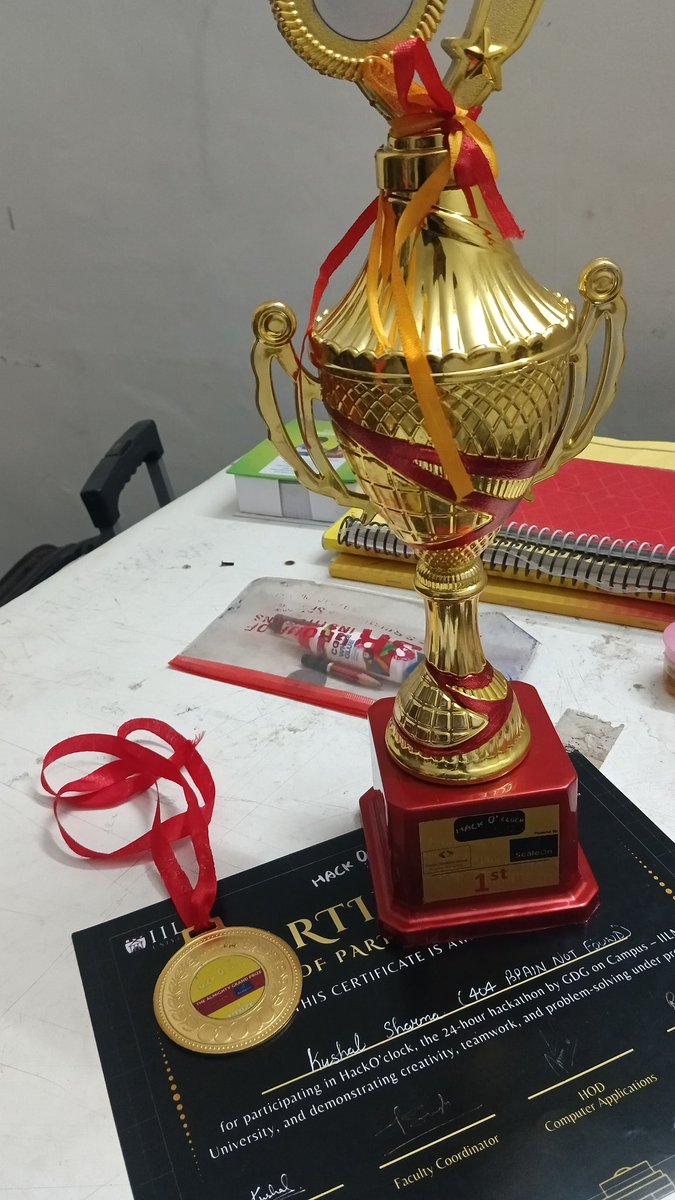 KushalShar81194's tweet photo. TURNING 24 HOURS OF HUSTLE INTO VICTORY!
No excuses. Just focus, grind, and win.
#Hustle #Victory #NoDaysOff #Innovation #TechInnovation #hackathon #winners #iilm https://t.co/I5RzsTiEXk