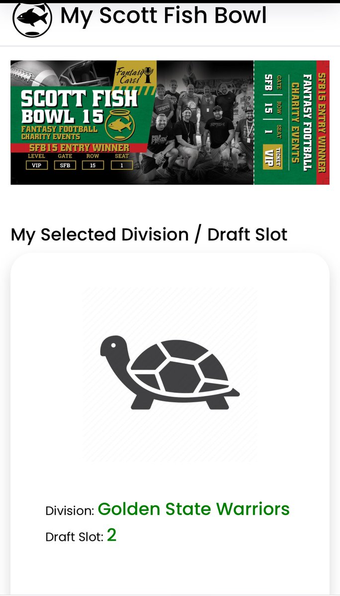 Stephania Bell (@stephania_espn) on Twitter photo NFL Draft is over so next favorite thing to look forward to is: #SFB15
Thank you, <a href="/ScottFish24/">Scott Fish</a> and <a href="/FantasyCaresOrg/">Fantasy Cares #fantasycares</a> for all you do to make the world a better place through the vehicle of FF.
All the way to the finals last year for me. Only one thing left to do 🏆
Let’s go! NFL Draft is over so next favorite thing to look forward to is: #SFB15
Thank you, <a href="/ScottFish24/">Scott Fish</a> and <a href="/FantasyCaresOrg/">Fantasy Cares #fantasycares</a> for all you do to make the world a better place through the vehicle of FF.
All the way to the finals last year for me. Only one thing left to do 🏆
Let’s go!
