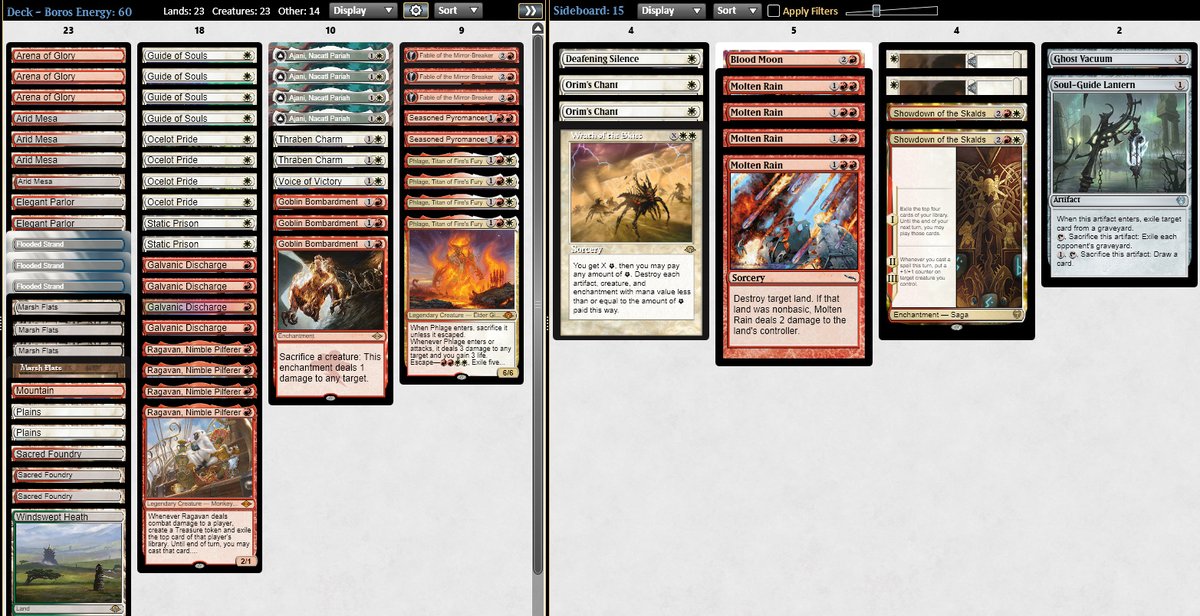 krajwski's tweet photo. Split the finals of the Modern Challenge ๐ฅ First time playing Boros Energy. I must say the deck is as stupid as Modern Horizons sets xD I made many mistakes and still haven't lost a match xD
#modernchallenge #modernmtg #mtglife
@fireshoes https://t.co/OmB1kJKMXt
