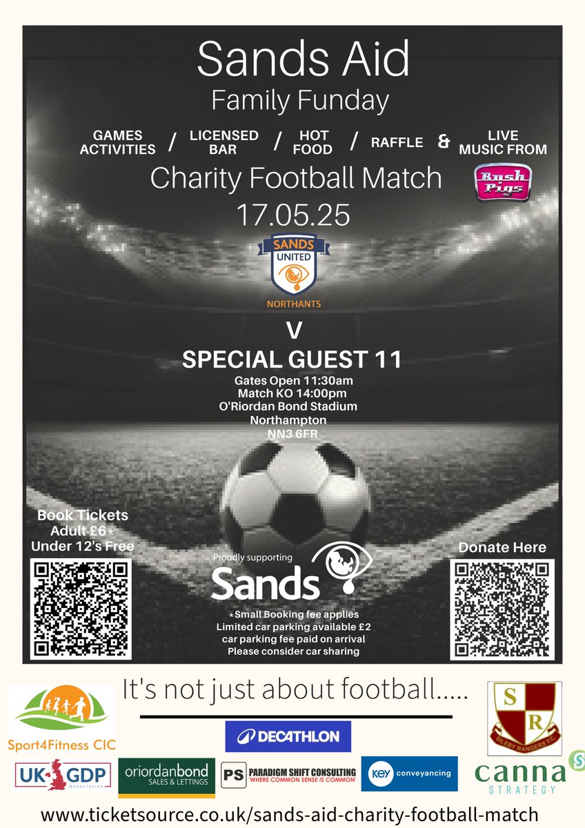 17.05.25 The <a href="/oriordanbondEA/">O'Riordan Bond</a> Stadium Northampton.

Delighted to announce the Bushpigs will be providing live music entertainment 🧡💙