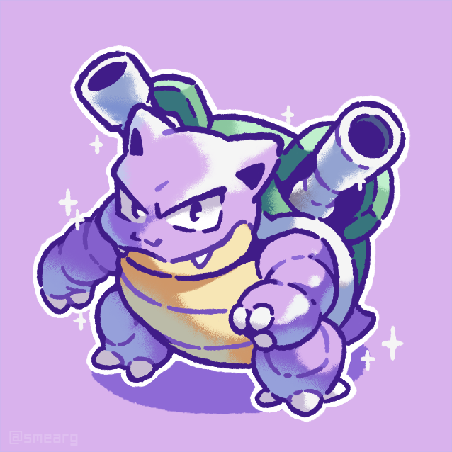 stanced up lil blastoise 🔫🐢