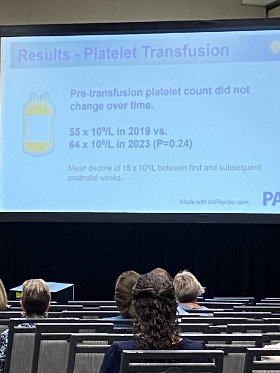 Brandon Hadfield (@gentlegiantmd) on Twitter photo Fantastic! <a href="/ravimpatelmd/">Ravi Mangal Patel</a>'s talk at <a href="/PASMeeting/">Pediatric Academic Societies</a> on neonatal platelet/pRBC transfusion trends:
1. Restrictive approaches safe, may benefit in case of platelets.
2. pRBC transfusion thresholds down, platelet unchanged.
3. New findings take ~17 yrs to adopt. Act now!
#PAS2025 Fantastic! <a href="/ravimpatelmd/">Ravi Mangal Patel</a>'s talk at <a href="/PASMeeting/">Pediatric Academic Societies</a> on neonatal platelet/pRBC transfusion trends:
1. Restrictive approaches safe, may benefit in case of platelets.
2. pRBC transfusion thresholds down, platelet unchanged.
3. New findings take ~17 yrs to adopt. Act now!
#PAS2025