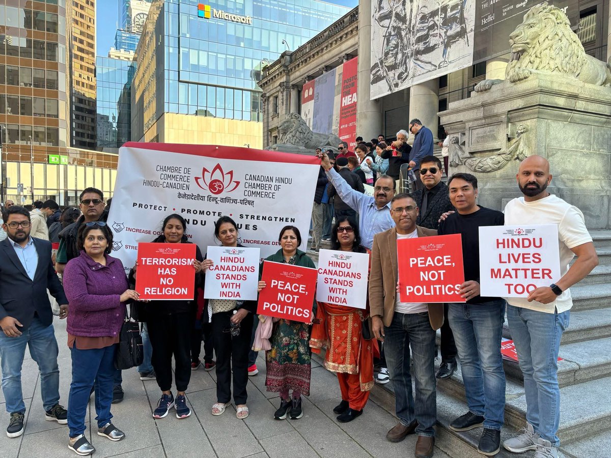 The Times Of Canada (@timesofcanada) on Twitter photo "Today, members of the Indian diaspora gathered at the Vancouver Art Gallery in a peaceful assembly to stand in solidarity with the victims of the Pahalgam tragedy. United in grief, united in hope. #Pahalgam #Solidarity #PeaceAssembly #Vancouver
<a href="/chcconline/">Canadian Hindu Chamber of Commerce</a> <a href="/ICAVancouver/">ICAVancouver</a> "Today, members of the Indian diaspora gathered at the Vancouver Art Gallery in a peaceful assembly to stand in solidarity with the victims of the Pahalgam tragedy. United in grief, united in hope. #Pahalgam #Solidarity #PeaceAssembly #Vancouver
<a href="/chcconline/">Canadian Hindu Chamber of Commerce</a> <a href="/ICAVancouver/">ICAVancouver</a>