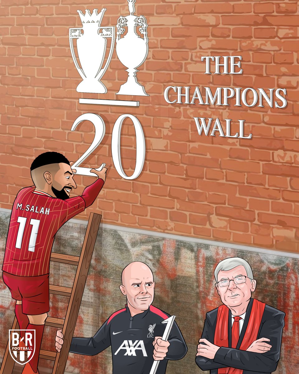 Liverpool draw level with arch rivals Manchester United on a record 20 top-flight titles 😤