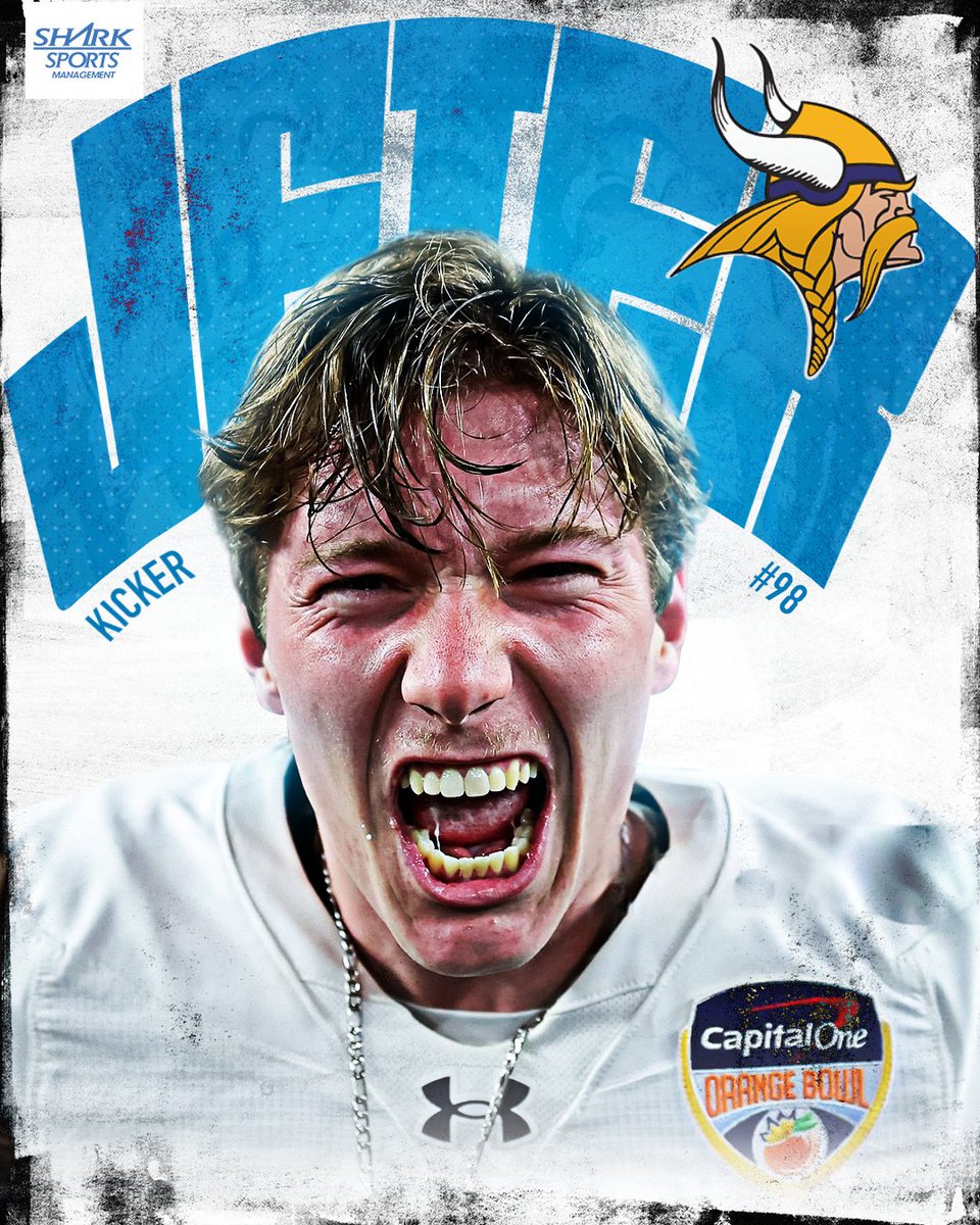 Shark Sports Management (@managementshark) on Twitter photo Notre Dameβs Mitch Jeter (<a href="/mitch_jeter/">Mitch Jeter</a>) has been invited to attend the Minnesota Vikings Rookie Mini-Camp, scheduled for May 10β12!
"Mitch brings elite leg strength, calm under pressure, and NFL-ready poise to the field." β NFL Analytics
#Vikings #NFLDraft <a href="/NDFootball/">Notre Dame Football</a> Notre Dameβs Mitch Jeter (<a href="/mitch_jeter/">Mitch Jeter</a>) has been invited to attend the Minnesota Vikings Rookie Mini-Camp, scheduled for May 10β12!
"Mitch brings elite leg strength, calm under pressure, and NFL-ready poise to the field." β NFL Analytics
#Vikings #NFLDraft <a href="/NDFootball/">Notre Dame Football</a>