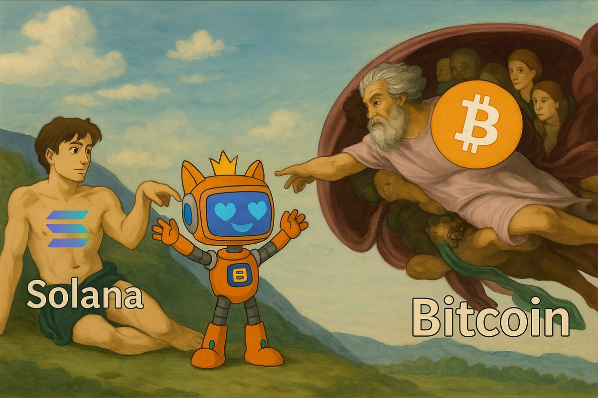 [WEEKEND THOUGHTS]
Bitcoin and Solana are closer than you think.
But what if we’re just scratching the surface? 👀
Here’s why the next big unlock could be deeper BTC x Solana collaboration: 🧵
