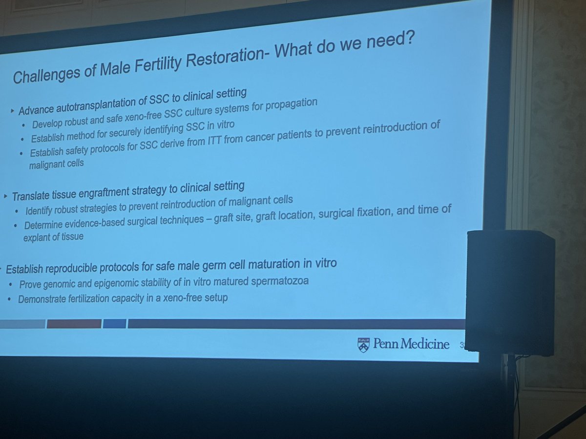 Niki Parikh MD, MBA, MSBA (@niki_parikh) on Twitter photo Exciting new protocols for male fertility restoration presented by Dr. Kathleen Hwang, including a new trial of rete testes injection. Animal trials are already promising with the birth of a primate from pre-pubertal testicular tissue <a href="/AmerUrological/">Amer. Urol. Assn.</a> <a href="/SSMR_malefactor/">Society for the Study of Male Reproduction</a> <a href="/ASRM_org/">ASRM</a> Exciting new protocols for male fertility restoration presented by Dr. Kathleen Hwang, including a new trial of rete testes injection. Animal trials are already promising with the birth of a primate from pre-pubertal testicular tissue <a href="/AmerUrological/">Amer. Urol. Assn.</a> <a href="/SSMR_malefactor/">Society for the Study of Male Reproduction</a> <a href="/ASRM_org/">ASRM</a>