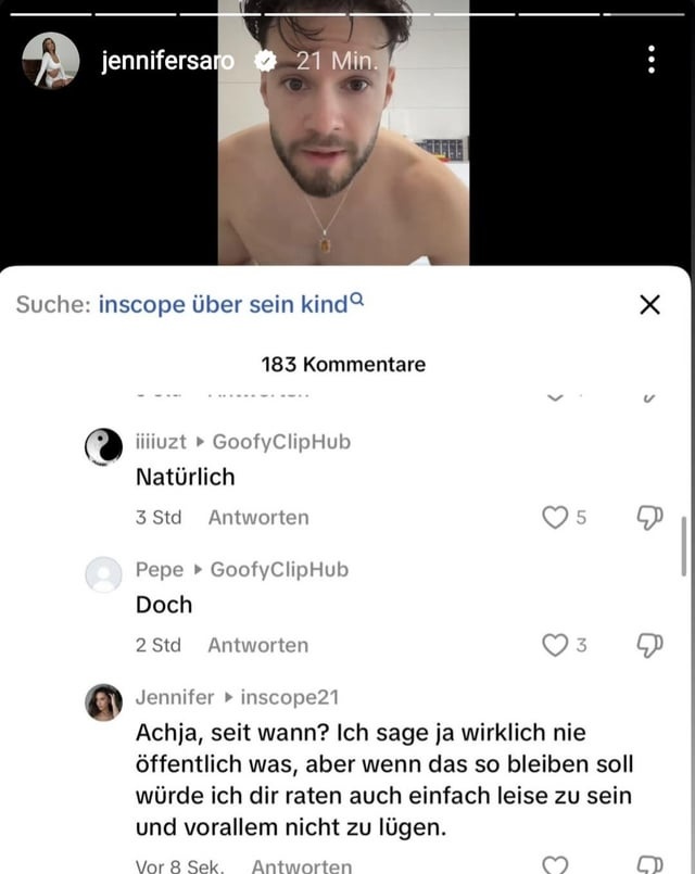 Just_only_me_10's tweet image. Jennifer macht wohl endlich (kurz)  das #Inscope Thema um seinen Sohn auf. Wurde aber auch Zeit. Warte schon seit einem Jahr drauf.