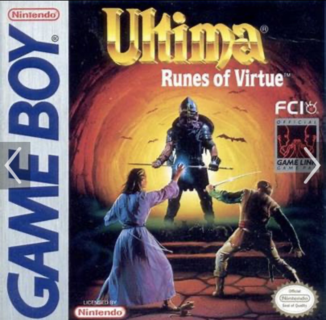 bwon35's tweet photo. Game Boy Sunday………Ultima:Runes Of Virtue (1992)……..@Retro_Graders…….@RetroBlastUS…….#gbsunday…….#ilovethe90s……#ultimarunesofvirtue…….#ultima…….#fci…….#fcigames……… https://t.co/2ki5uLJhBU