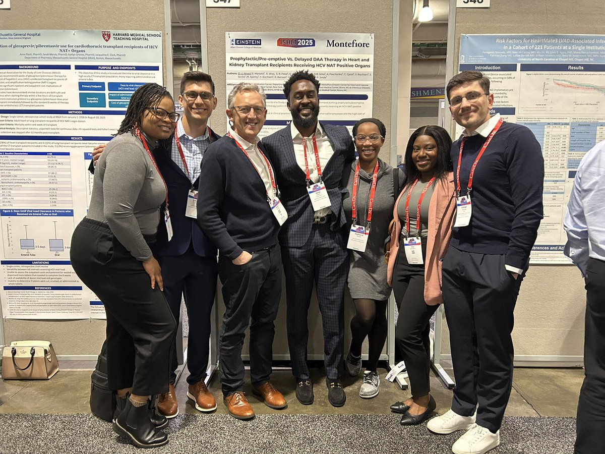 The latest on HCV from the Monte Team! <a href="/PharmDaryl/">Daryl Nnani, PharmD, BCTXP</a> <a href="/EnklajdM/">Enklajd Marsela</a> <a href="/LDangeloMD/">Lorenzo D'Angelo, MD</a> <a href="/TheVADNP/">Daphenie</a> <a href="/ISHLT/">The ISHLT</a> <a href="/MonteHeart/">Montefiore Heart</a> #ISHLT2025