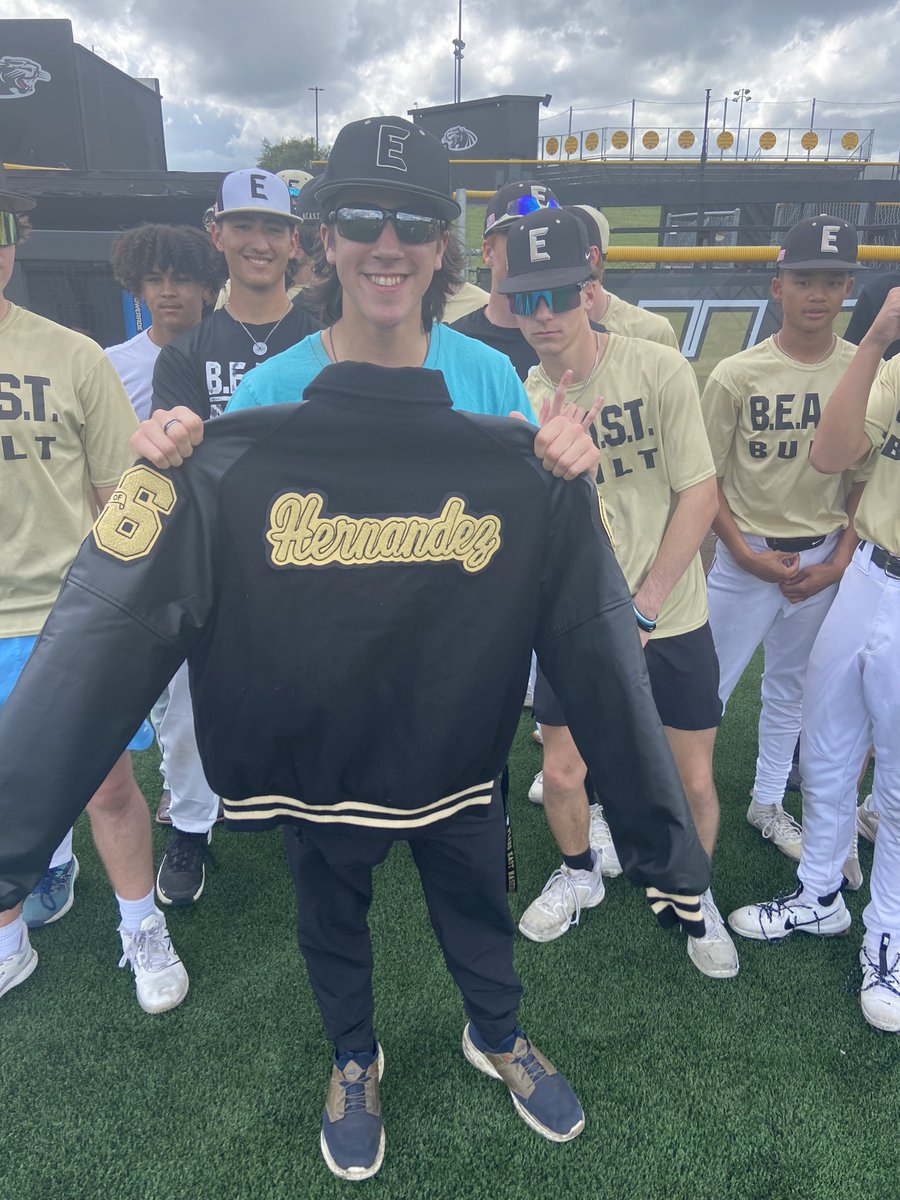Plano East Baseball (@theeastbaseball) on Twitter photo Congratulations to our Mgr Extraordinaire Max! He’s been Mr. Do Everything the last 2 yrs. We showed appreciation by presenting him with his letter jacket. Shout out to Jaki Johnson & the coaches who made this a reality! #goldshirt #eastside #Beast <a href="/EastPanthers1/">Plano East Senior High School Panthers</a> <a href="/PlanoISDAthDept/">PISD Athletics</a> Congratulations to our Mgr Extraordinaire Max! He’s been Mr. Do Everything the last 2 yrs. We showed appreciation by presenting him with his letter jacket. Shout out to Jaki Johnson & the coaches who made this a reality! #goldshirt #eastside #Beast <a href="/EastPanthers1/">Plano East Senior High School Panthers</a> <a href="/PlanoISDAthDept/">PISD Athletics</a>