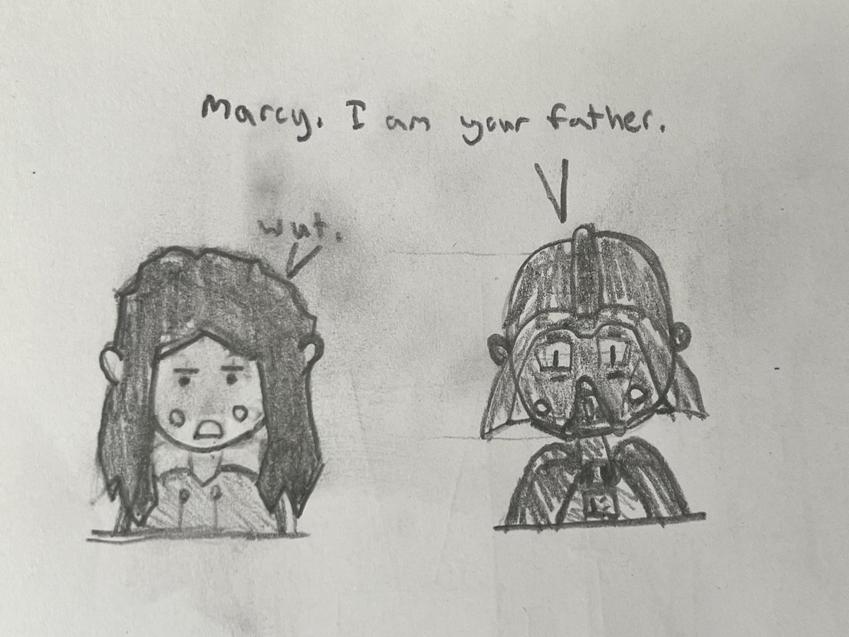 LOVED the new #piecesofpowder episode so I drew a silly little doodle!