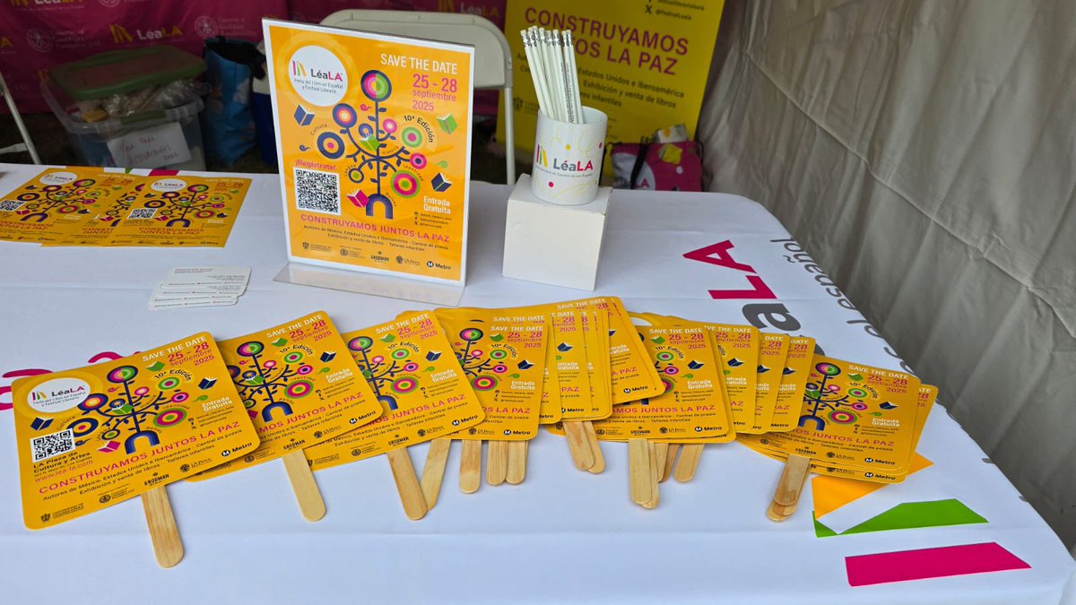 Feria del Libro en Español y Festival Literario (@festivalleala) on Twitter photo ¡Ya casi terminamos en <a href="/latimesfob/">LA Times Festival of Books</a> , pero todavía estás a tiempo de visitarnos! Ven al booth #136 y celebra con nosotros antes de cerrar esta gran fiesta.📚 También puedes celebrar con nosotros en @fiestabroadwayla ✨🎉
#leala #literatura ¡Ya casi terminamos en <a href="/latimesfob/">LA Times Festival of Books</a> , pero todavía estás a tiempo de visitarnos! Ven al booth #136 y celebra con nosotros antes de cerrar esta gran fiesta.📚 También puedes celebrar con nosotros en @fiestabroadwayla ✨🎉
#leala #literatura