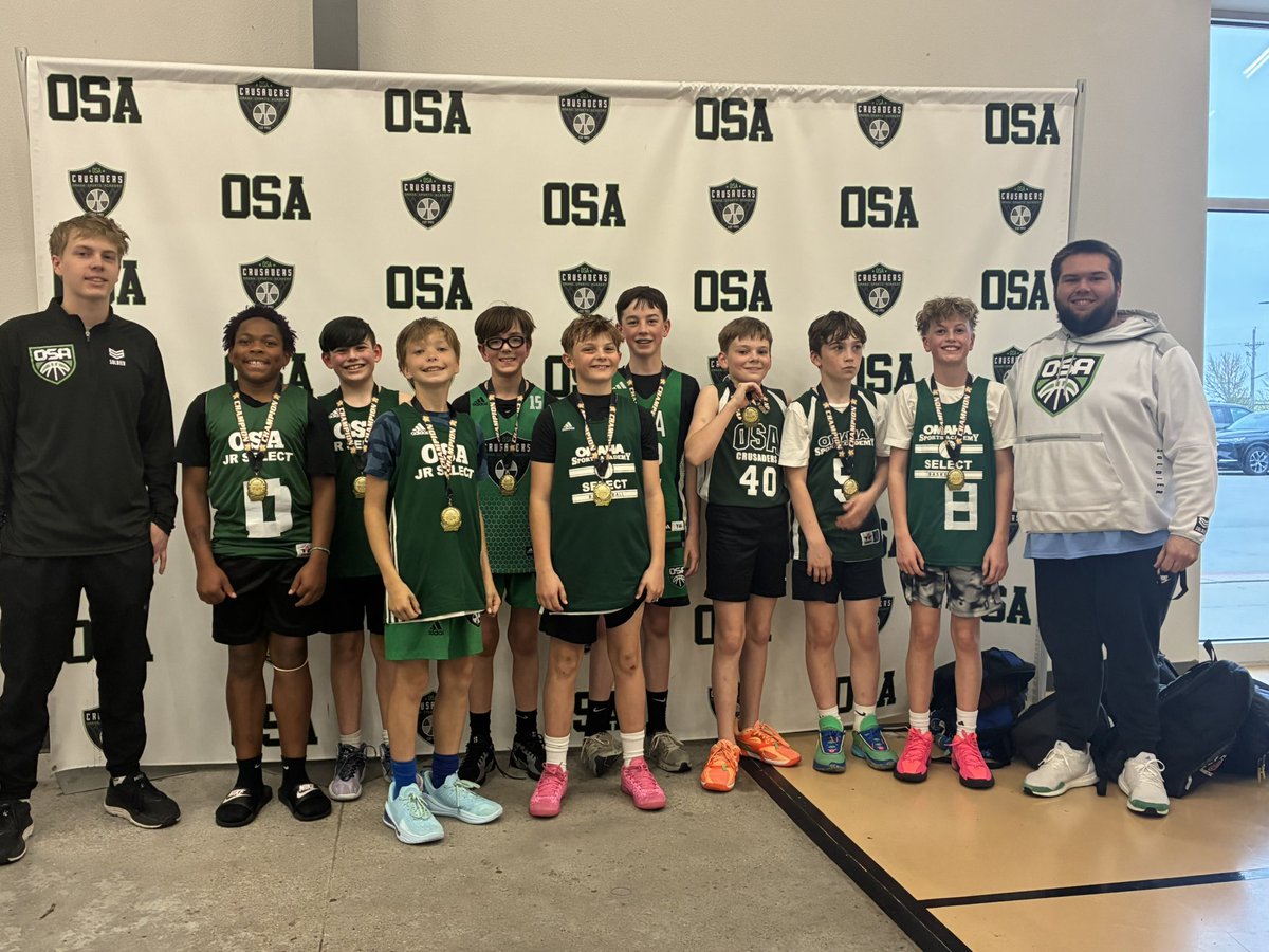CHAMPIONS! 🥇

OSA 6th Select - Stamm/Heikes finished 4-0 this weekend and brings home 1st place! Let’s go! #OSAHoops