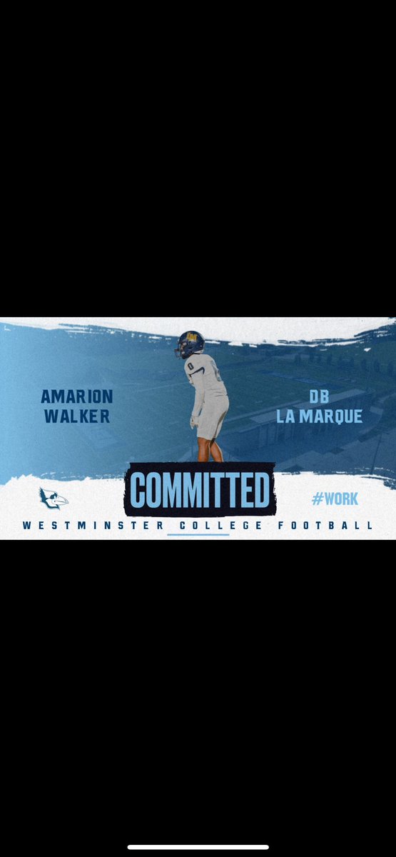 Blessed to be able to play at the next level with <a href="/WESTMOFB/">Westminster College Football</a> 🙏🏾