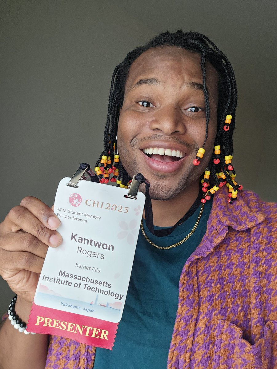 Kantwon Rogers (@wowz3rz) on Twitter photo Excited to present @ #CHI2025 for the 1st time!
Can AI systems lying to humans be helpful for learning?! 🤔🤖 Spicyyy stuff 🌶️🔥
Presentation: April 28 @ 11:10am in G303
Paper 🔗: dl.acm.org/doi/10.1145/37…
This work was done at <a href="/gtcomputing/">Georgia Tech Computing</a> b4 starting my postdoc <a href="/medialab/">MIT Media Lab</a> Excited to present @ #CHI2025 for the 1st time!
Can AI systems lying to humans be helpful for learning?! 🤔🤖 Spicyyy stuff 🌶️🔥
Presentation: April 28 @ 11:10am in G303
Paper 🔗: dl.acm.org/doi/10.1145/37…
This work was done at <a href="/gtcomputing/">Georgia Tech Computing</a> b4 starting my postdoc <a href="/medialab/">MIT Media Lab</a>