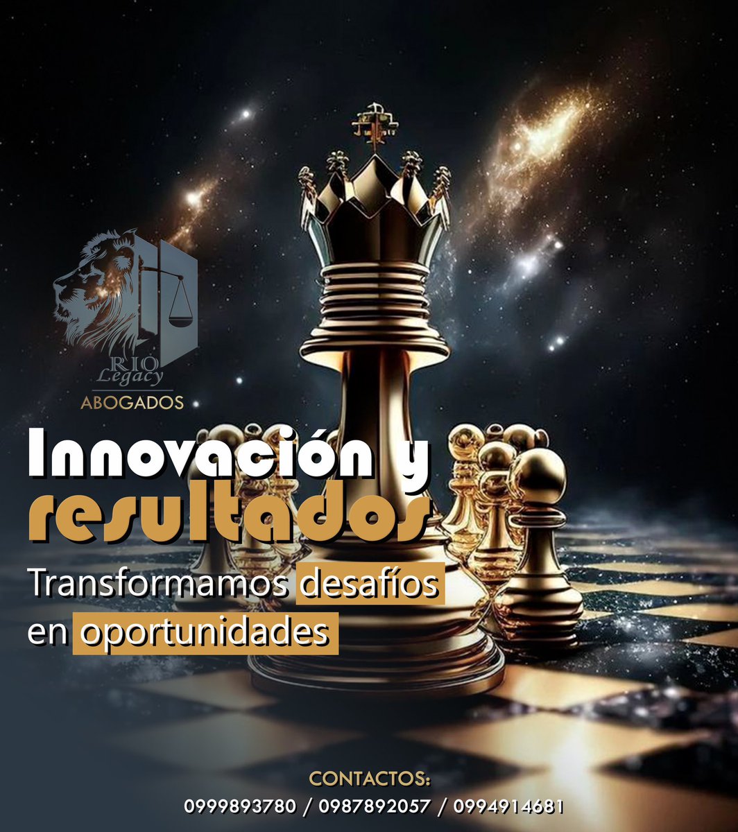 RIO_Legacy4's tweet photo. #INNOVACIÓN Y #RESULTADOS 
📌  El #éxito en el libre ejercicio no depende únicamente de la técnica, sino de la capacidad de #adaptarse, liderar y ofrecer respuestas ágiles ante un entorno legal cada vez más #exigente. https://t.co/VblUlgXcUK