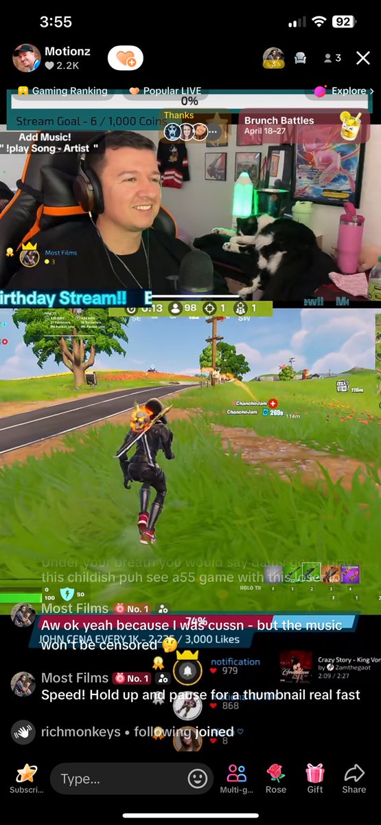 Respectmost's tweet image. IF YOU HAVE TIKTOK . Go Spam “ HAPPY BIRTHDAY “ to my brother @Motionz21 . It’s its first stream