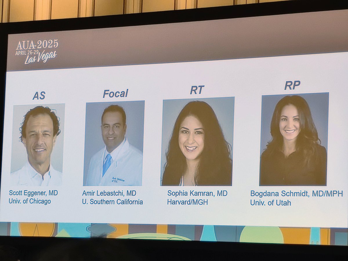 Focal Therapy Society (@focalsociety) on Twitter photo Focal therapy enters the chat! At SUO mtg <a href="/UroOnc/">Society of Urologic Oncology</a> #AUA25 Focal Therapy is included with the orthodox standards of AS, RT and surgery. <a href="/AmirLebastchi/">Amir Lebastchi, MD</a> makes a compelling case for #focaltherapy, with <a href="/uroegg/">Scott Eggener</a> <a href="/BogdanaSchmidt/">Bogdana Schmidt MD, MPH</a> and Sophia Kamran highlighting the many choices for men Focal therapy enters the chat! At SUO mtg <a href="/UroOnc/">Society of Urologic Oncology</a> #AUA25 Focal Therapy is included with the orthodox standards of AS, RT and surgery. <a href="/AmirLebastchi/">Amir Lebastchi, MD</a> makes a compelling case for #focaltherapy, with <a href="/uroegg/">Scott Eggener</a> <a href="/BogdanaSchmidt/">Bogdana Schmidt MD, MPH</a> and Sophia Kamran highlighting the many choices for men