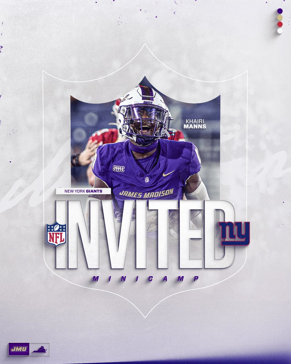 Congratulations to <a href="/KhairiManns/">Ky</a> 2019 New Ro Football Graduate for his minicamp invite to <a href="/NYGiantsPosts/">Big Blue</a>