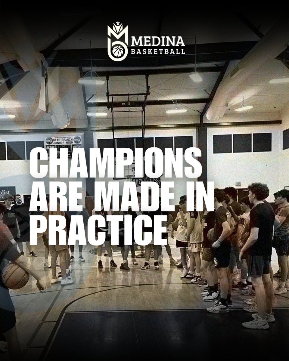 Even the greatest legends started in practice. 🏀 Champions were once just kids putting in the work. See you tomorrow, AAU!

#aautournament #medinabasketball #bball #practicehard #basketballislife