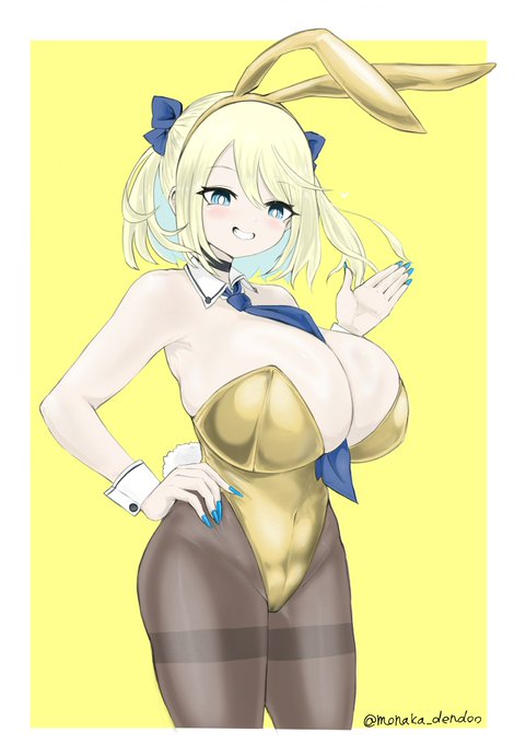 去年のGWに描いた金バニー五十嵐ちゃん 