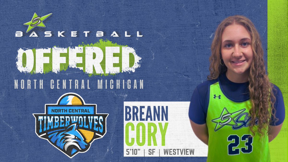 FiveStar_BB's tweet image. Congratulations to 2026 Breann Cory for receiving and offer to continue her academic and athletic careers at North Central College. #FSL