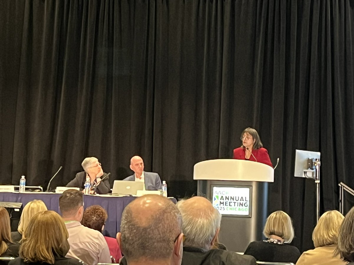“Fight for your science. Fight for what is best for the people. Do not let this moment slow you down. We cannot give up on helping people who need us.” Dr. Monica Bertagnolli, MD, former #NIH/#NCI Director at #AACR25 <a href="/AACR/">AACR</a>
