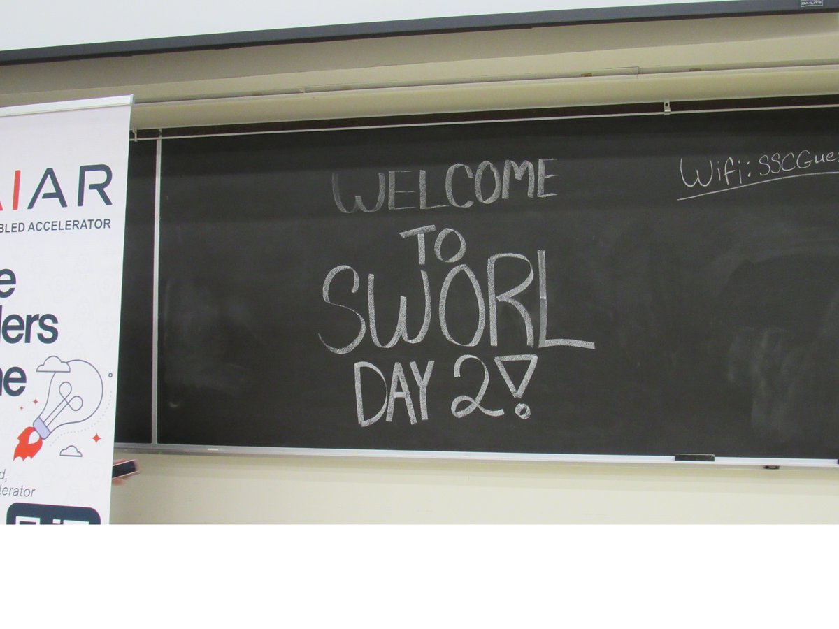 Day 2 recap of SWORL is heating up! 🔥
The rooms are filled with tension, focus, and a whole lot of ambition. New faces have joined in, and everyone’s hungry to win. With the stakes higher than ever, our 9 teams are deep in strategy mode—working nonstop to craft ideas that stand