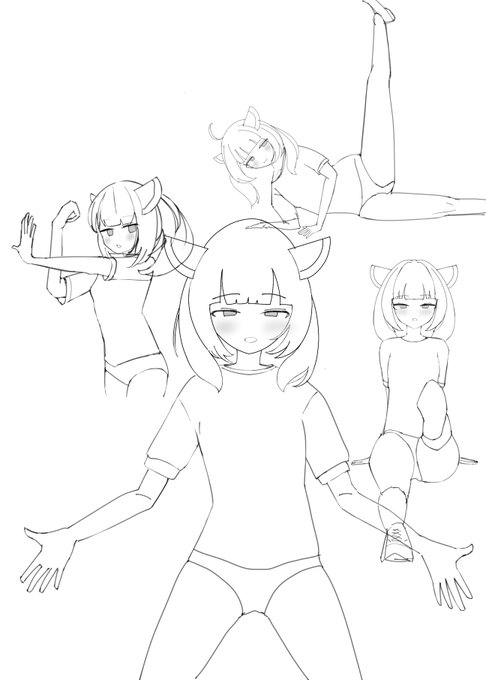 とある動画に影響されて描いてる 