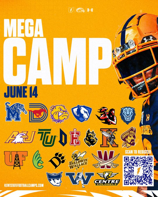 Cherokee Valeria (@coachcherokee) on Twitter photo #HAB1TS | <a href="/KentStFootball/">Kent State Football</a> | #CampSeason
📅 : June 14th
📍 : <a href="/KentState/">Kent State</a> University (Kent, Ohio)
🔗 : kentstatefootballcamps.com
💵 : $75.00
🏈 : 2026 HS Grad Class or YOUNGER #HAB1TS | <a href="/KentStFootball/">Kent State Football</a> | #CampSeason
📅 : June 14th
📍 : <a href="/KentState/">Kent State</a> University (Kent, Ohio)
🔗 : kentstatefootballcamps.com
💵 : $75.00
🏈 : 2026 HS Grad Class or YOUNGER