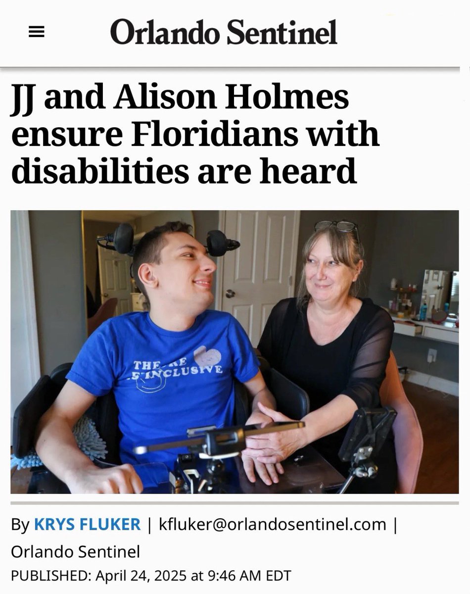 Congratulations, JJ and Alison! We are so proud to see your great work honored with the <a href="/orlandosentinel/">Orlando Sentinel</a> nominating you both for Central Floridian of the Year!

Your story and persistent advocacy have already made a huge impact and I know will continue to do so— BRAVO! 👏👏👏