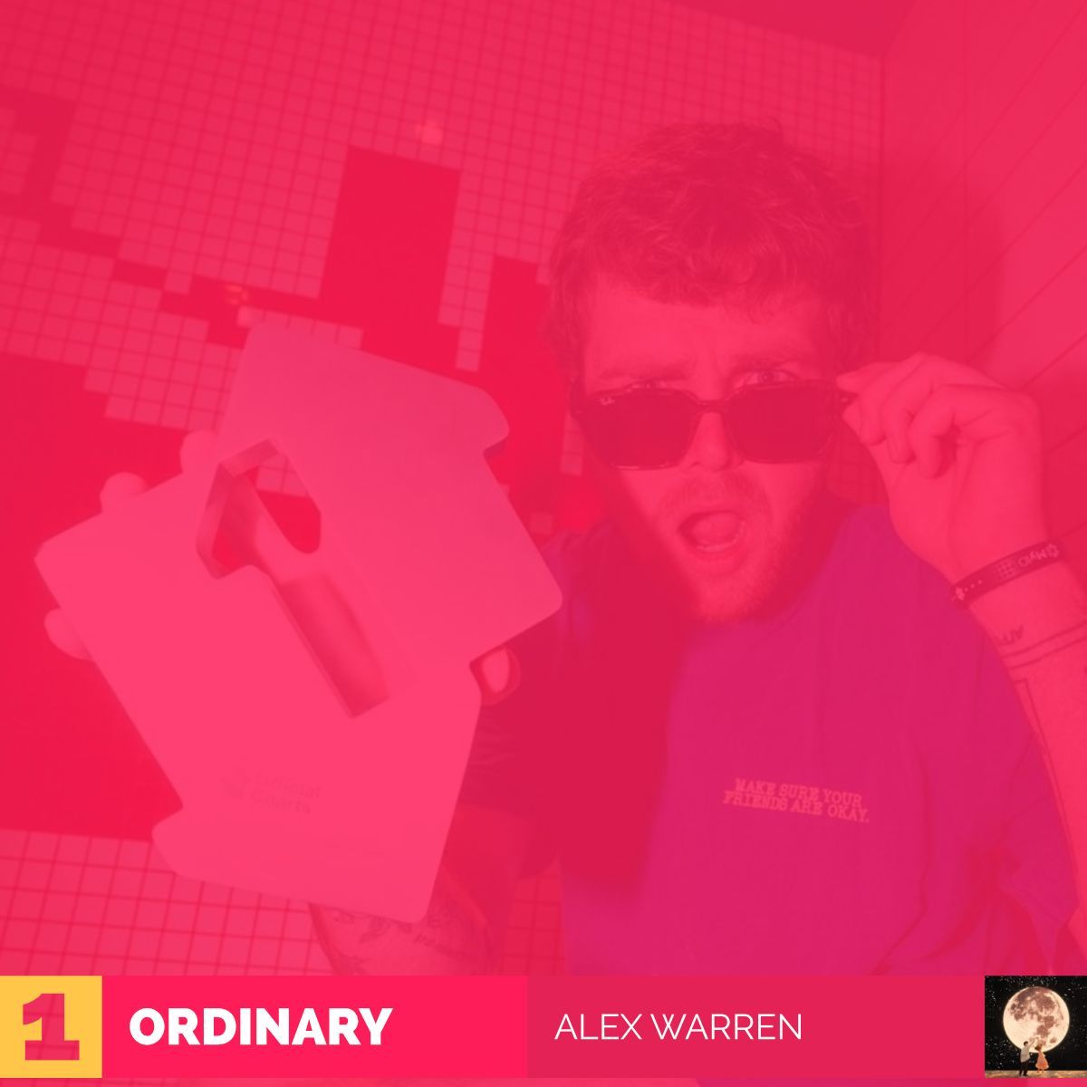 SimulatorHits's tweet image. Well there you have it.

@richiethomasss  has counted you down from 40 to Number 1.

@alexwaarren  Takes the Number 1 spot for the 6th week in The Official Charts with Ordinary.

Will he make it to Number 1 again next week?  Or could @edsheeran with Azizam or even Chappell Roan…