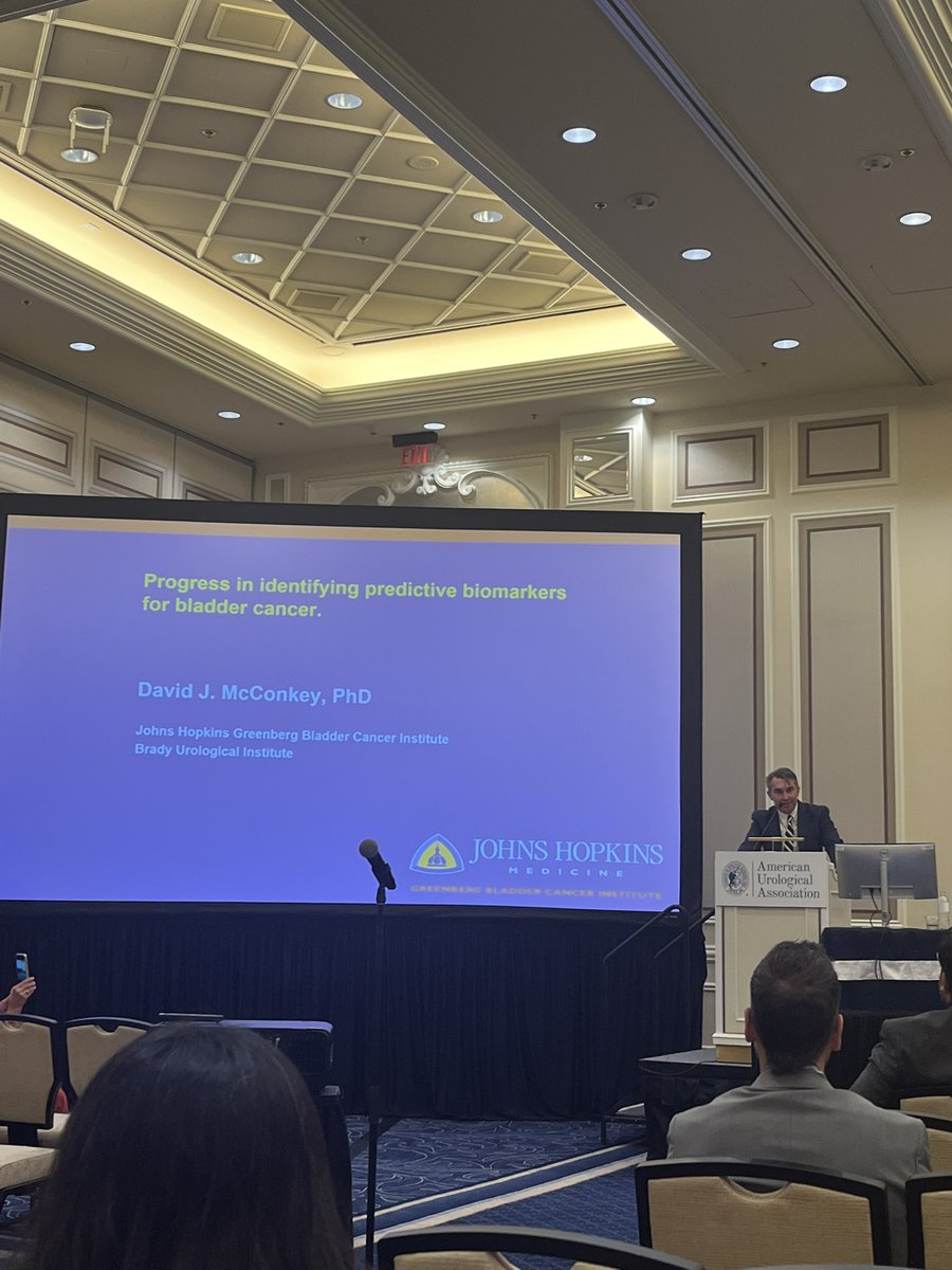 lupold_lab's tweet image. Congratulations David McConkey on the Donald S Coffey Lectureship. A true tour de force on translational bladder cancer research. #AUA2025 #AUA25 #SBUR.