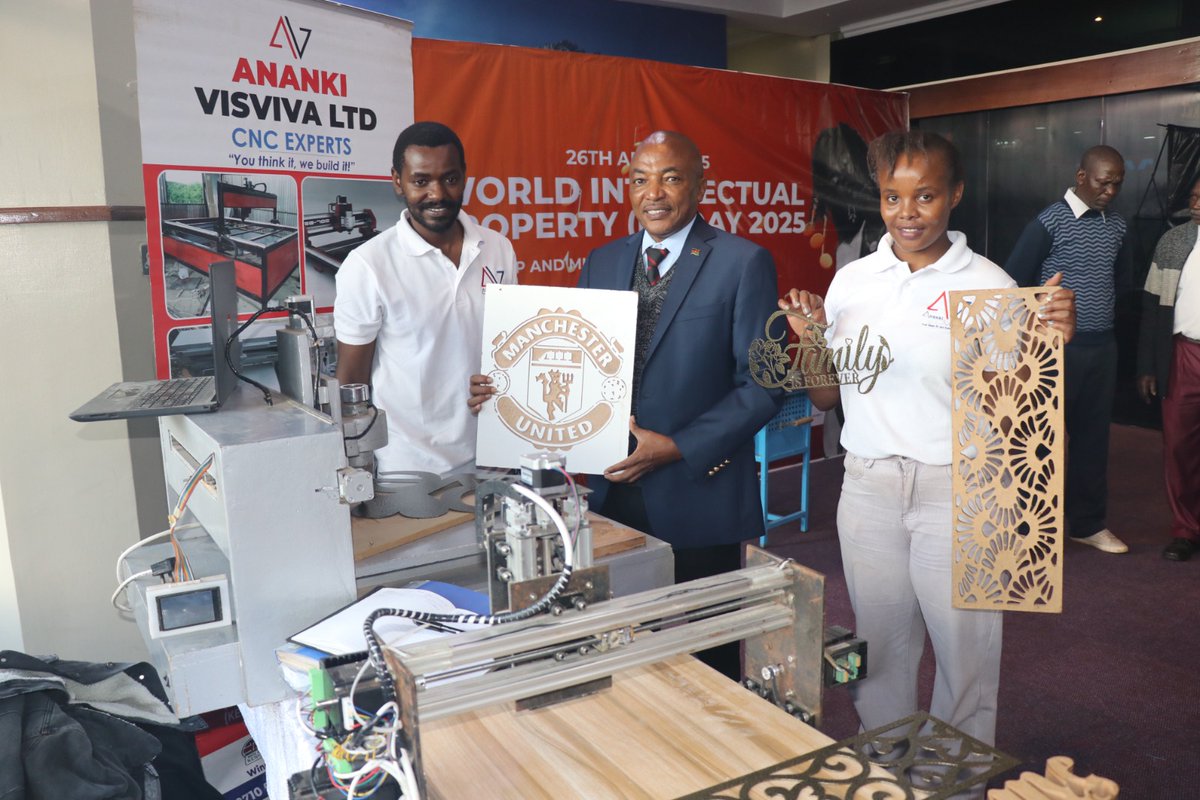 JuakaliSME's tweet photo. Leading Kenyan Skilled Artisans-Innovators &amp; Jua Kali Sector leaders who joined the rest of the world in celebrating the World Intellectual Property (IP) Day 2025 at KICC officiated by Dr. Juma Mukhwana the Principal Secretary for industrialization at the KICC Nairobi
@kipikenya https://t.co/mQHD4I4atv