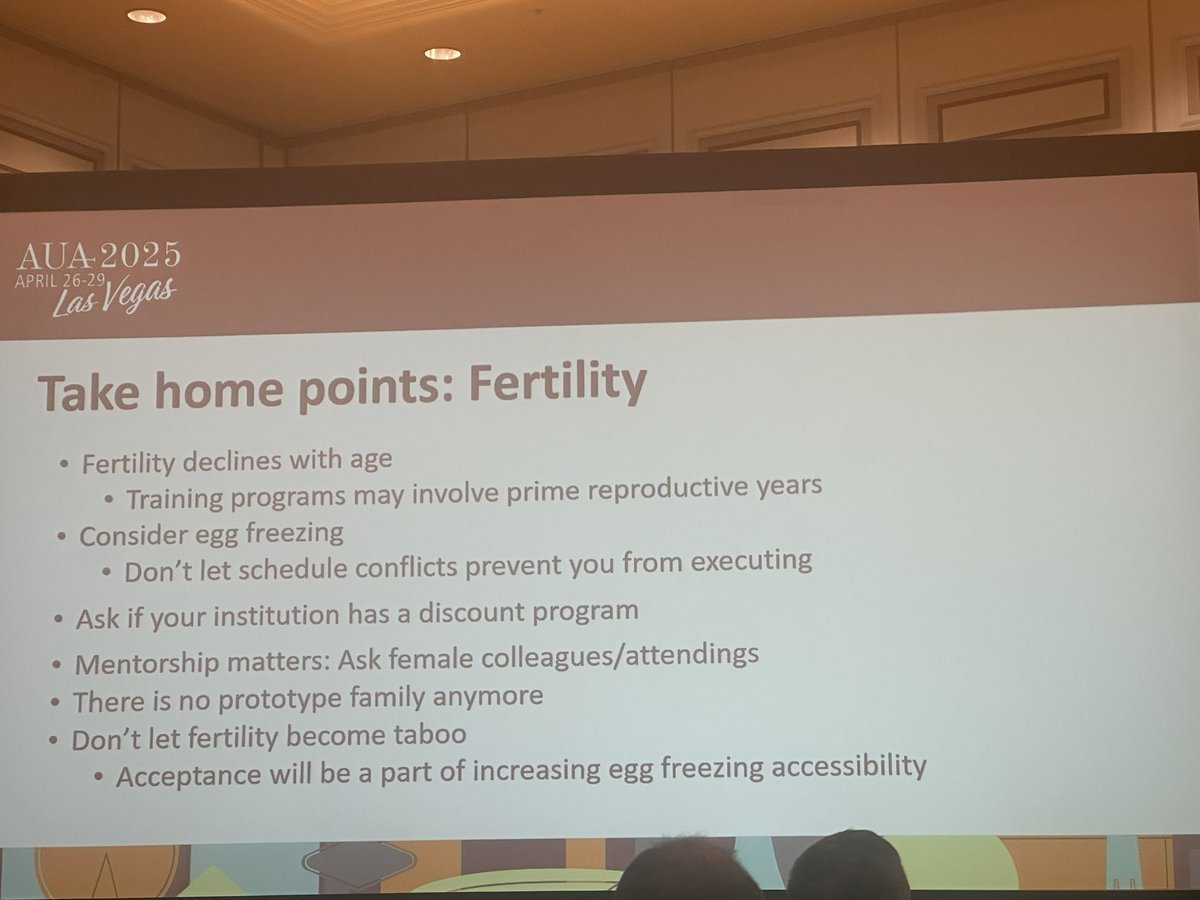 Niki Parikh MD, MBA, MSBA (@niki_parikh) on Twitter photo Incredible talk by <a href="/DrMarySamplaski/">Mary Samplaski, MD</a> on fertility preservation and fertility issues in physicians <a href="/AmerUrological/">Amer. Urol. Assn.</a>
✅ fertility preservation is important to discuss
✅ it’s necessary to increase fertility education and awareness
✅ offer support throughout residency, fellowship Incredible talk by <a href="/DrMarySamplaski/">Mary Samplaski, MD</a> on fertility preservation and fertility issues in physicians <a href="/AmerUrological/">Amer. Urol. Assn.</a>
✅ fertility preservation is important to discuss
✅ it’s necessary to increase fertility education and awareness
✅ offer support throughout residency, fellowship