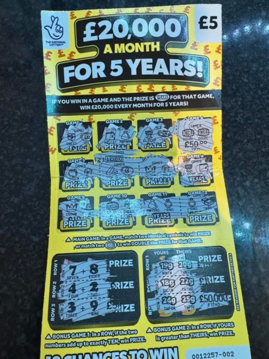 scratchcard_win's tweet photo. £100 https://t.co/RphjcGG6Hu
