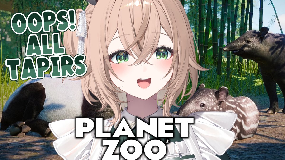 OOPS ALL TAPIRS! Happy World Tapir day from your resident baku!

youtube.com/live/Nw5IeWbDC…