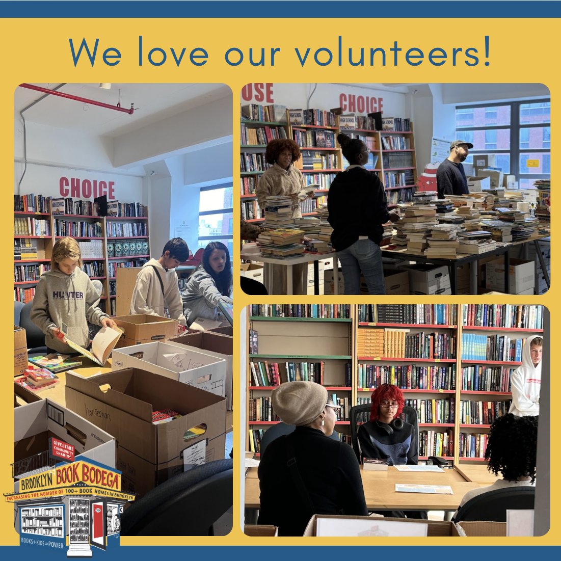 Having books at home helps kids become strong readers with imagination, empathy, and improved life outcomes. Big THANKS to our amazing volunteers who help us get more books to more kids in the city!
⁠
#Community #Access #Reuse #Choice #Ownership #Discovery #Volunteer