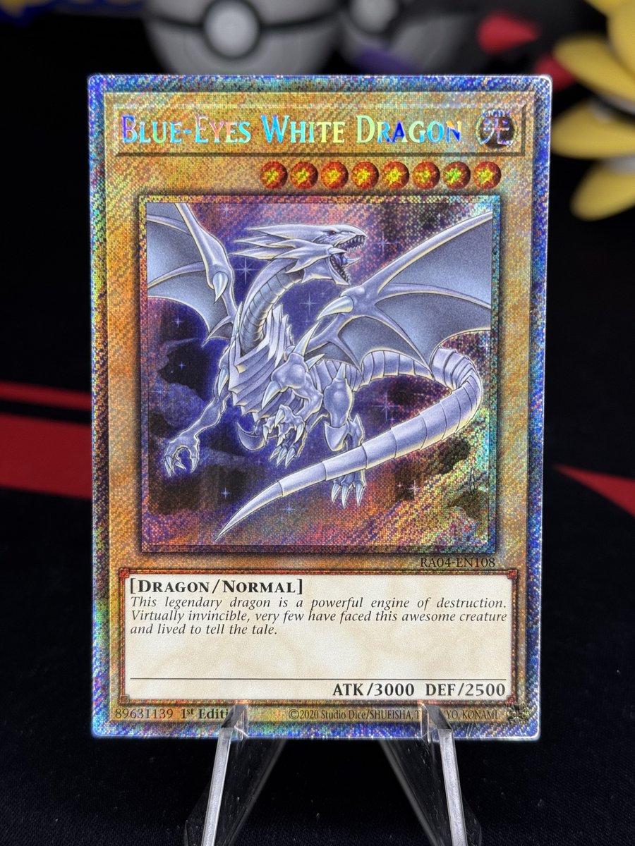 ✨ FREE CARDS ✨ 

Giving away this Sandy Shocks SAR and Blue Eyes White Dragon Platinum Secret Rare. To enter:

• Follow <a href="/PokeTeeJay/">PokéTeeJay</a> 
• Like &amp; RT ♻️ 
• Tag a homie

Ends 5/5⏰ 
Good luck!
🔥