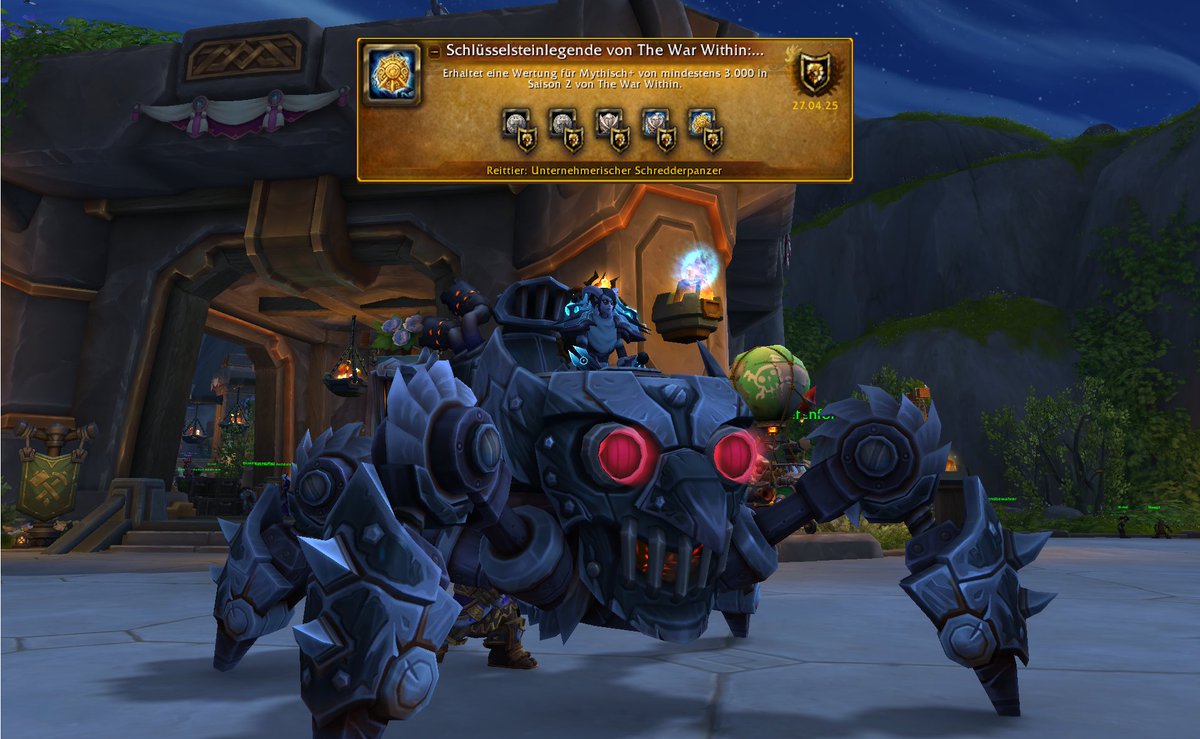 Bin jetzt eine Legende 🥳
Spiele seit TWW S2 Heiler - vorher immer geweigert. Ist ne gute Season, keine Frage.