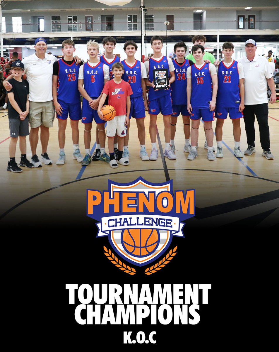 Tournament Champions
#PhenomChallenge #PhenomHoops 

KOC