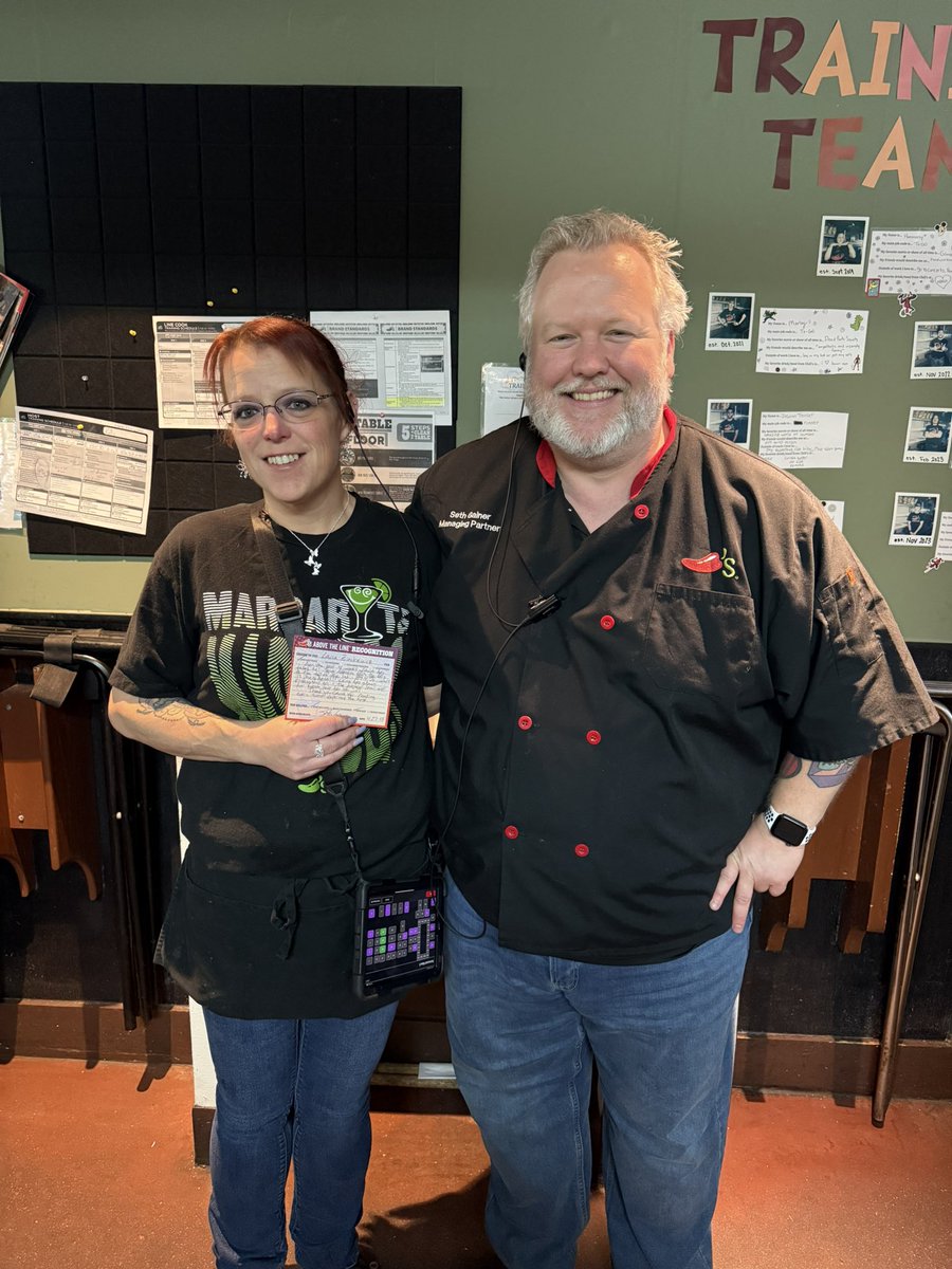 Seth Gainer (@radiocuckoo) on Twitter photo Food and Drink Perfection and Every Guest Counts!
Thank you Dani for an amazing line opening today!
Thank you Laura for improving your attentive score to 90% and keeping the Guests happy!
Rock on YTC! 🌶️
<a href="/Chilis/">Chili's Grill & Bar</a> <a href="/mgib23/">Mark Gibson</a> <a href="/shChilihead07/">Shauna Hart</a> <a href="/YvonneLinkowski/">Yvonne Linkowski</a> <a href="/ginacalvacca/">Gina Calvacca</a> <a href="/harmony_ann0/">Harmony Gibbons</a> Food and Drink Perfection and Every Guest Counts!
Thank you Dani for an amazing line opening today!
Thank you Laura for improving your attentive score to 90% and keeping the Guests happy!
Rock on YTC! 🌶️
<a href="/Chilis/">Chili's Grill & Bar</a> <a href="/mgib23/">Mark Gibson</a> <a href="/shChilihead07/">Shauna Hart</a> <a href="/YvonneLinkowski/">Yvonne Linkowski</a> <a href="/ginacalvacca/">Gina Calvacca</a> <a href="/harmony_ann0/">Harmony Gibbons</a>